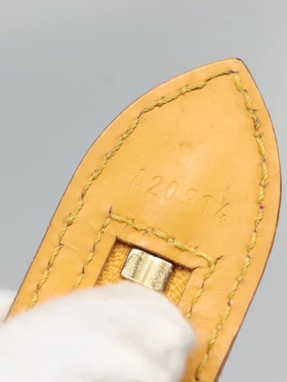 LOUIS VUITTON Epi Saint Jacques Shopping Shoulder Bag Yellow M52269 Auth sw321 - Picture 12 of 16
